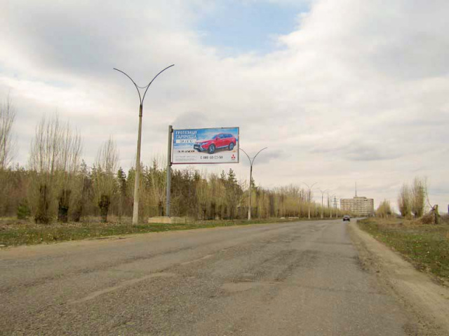 Щит 6x3,  Микрорайон -1, выезд перед кругом