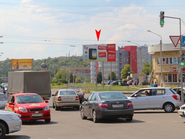 Щит 6x3,  Шевченко ул. - Моисеевская ул. (СМ Рост), в центр