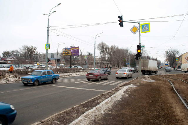 Щит 6x3,  Плехановская ул., 85/87 - Полевая ул., из центра
