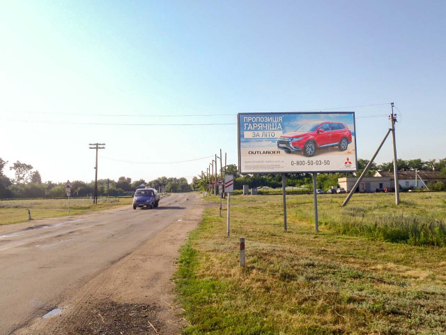 Щит 6x3,  покровское ж/д переезд выезд на Васильковку