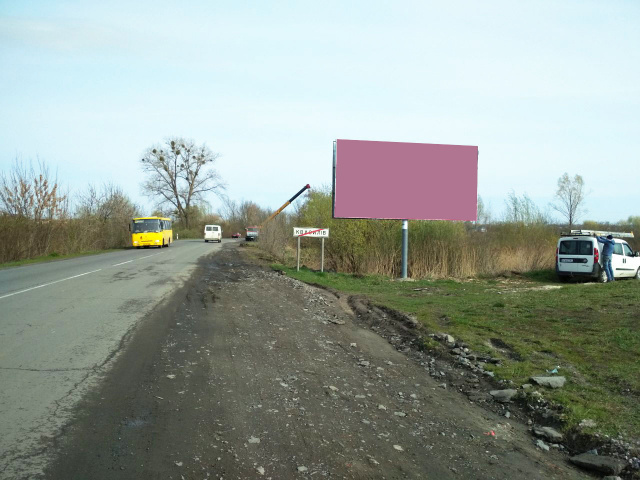 Щит 6x3,  выезд на трассу