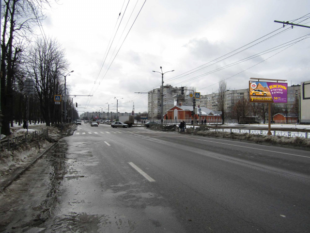 Щит 6x3,  Петра Григоренка пр-т, 2 - Олимпийская ул., из центра
