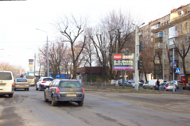 Скролл 3.1x2.2,  Полтавский шлях ул. - Петра Болбочана ул., в центр (Левый)