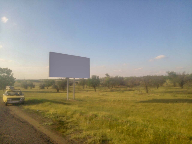 Щит 6x3,  вьезд в город